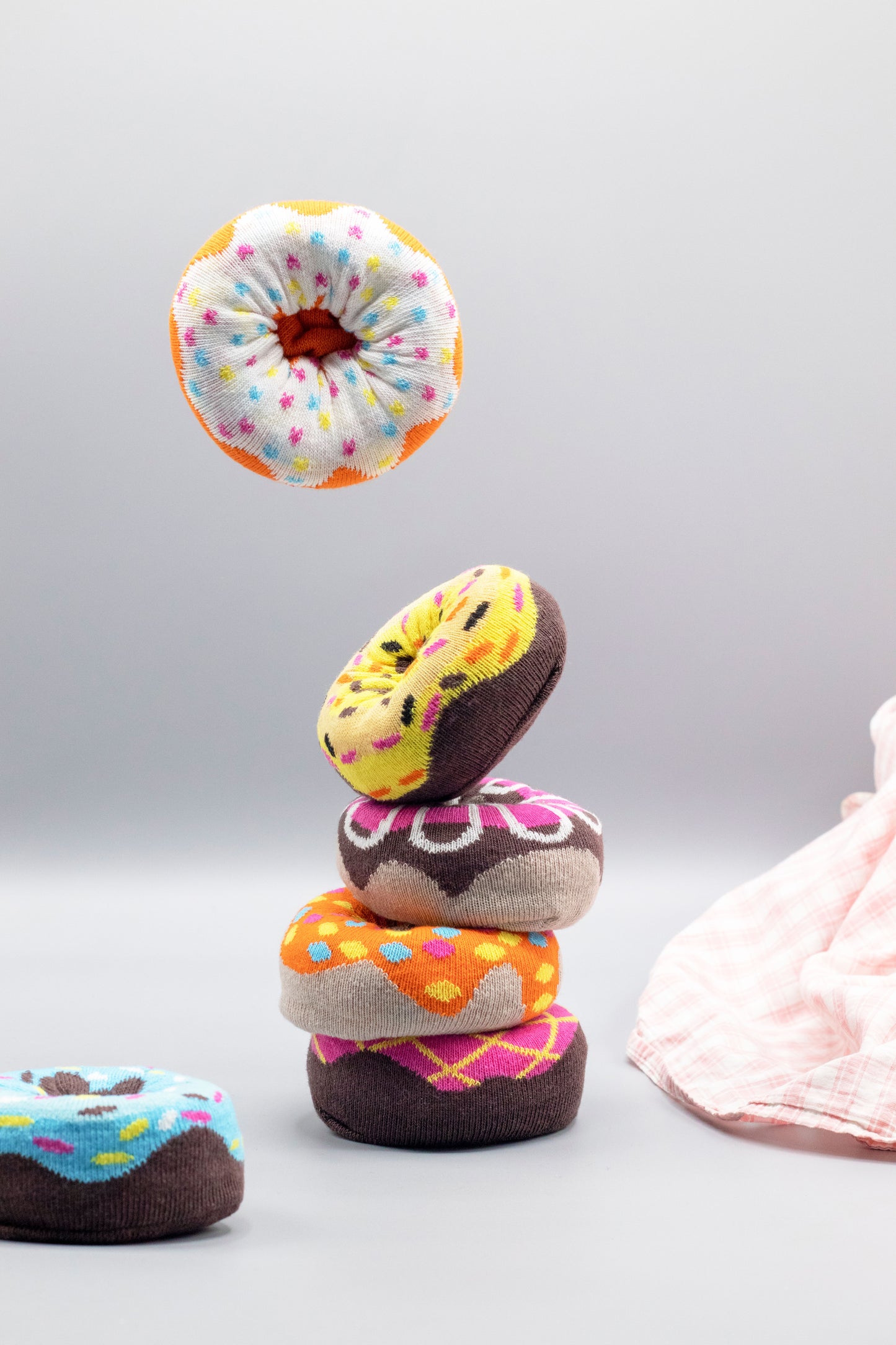 Women's Donut Socks Gift Box 6 pack