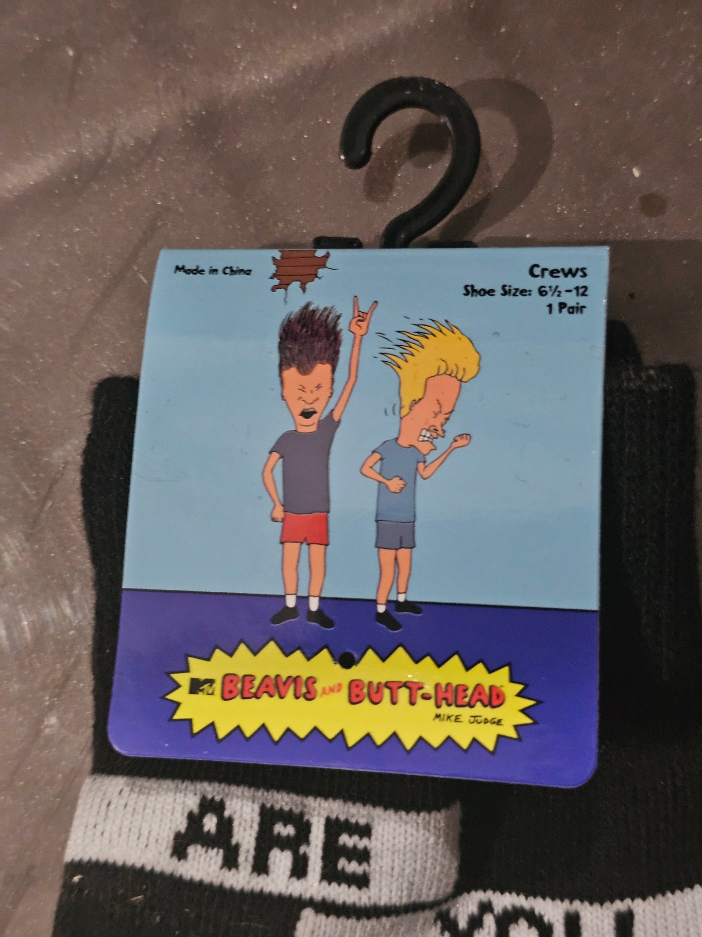 Beavis and Butthead Socks - Perfect for Fans