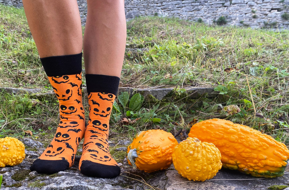 Pumpkin socks