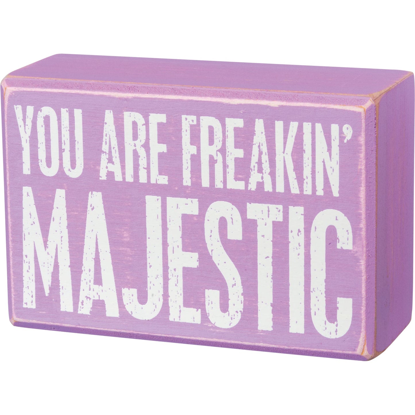 You Are Freakin' Majestic Unicorn Box Sign And Socks Giftable Set |