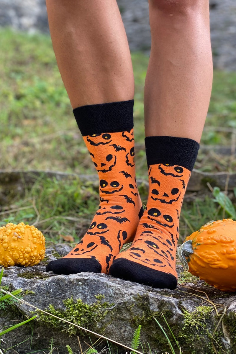 Pumpkin socks